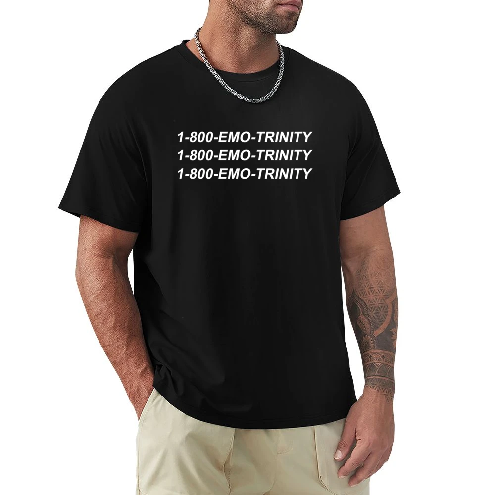 1 800 Emo Trinity Funny Popular Culture Parody Graphic Band Premium Men T-shirt