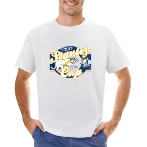 2017 Stanley Cup Playoffs Cool Nashville VS Pittsburgh Texas Hockey Fa Asian Size Men T-Shirt