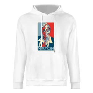 80's Classic -Back to the Future - Mayor Goldie Wilson Hope European Size Men Hoodie