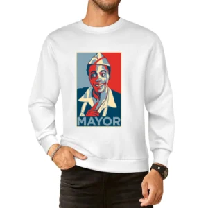 80’s Classic -Back to the Future – Mayor Goldie Wilson Hope Pullover Sweatshirt