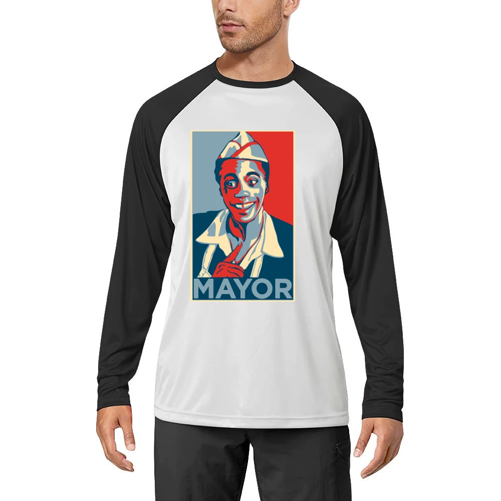 80's Classic -Back to the Future - Mayor Goldie Wilson Hope Men Long Sleeve T-Shirt