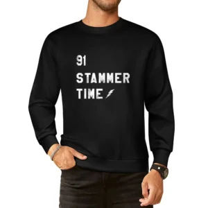 91 Stammer Time Tampa Bay Steven Stamkos Vintage Hockey Fan European Size Pullover Sweater