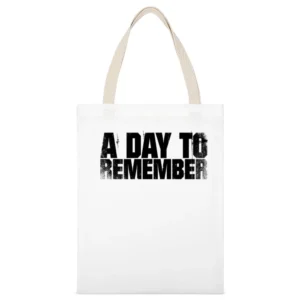 A Day To Remember adtr White Canvas Tote Shopping Bag