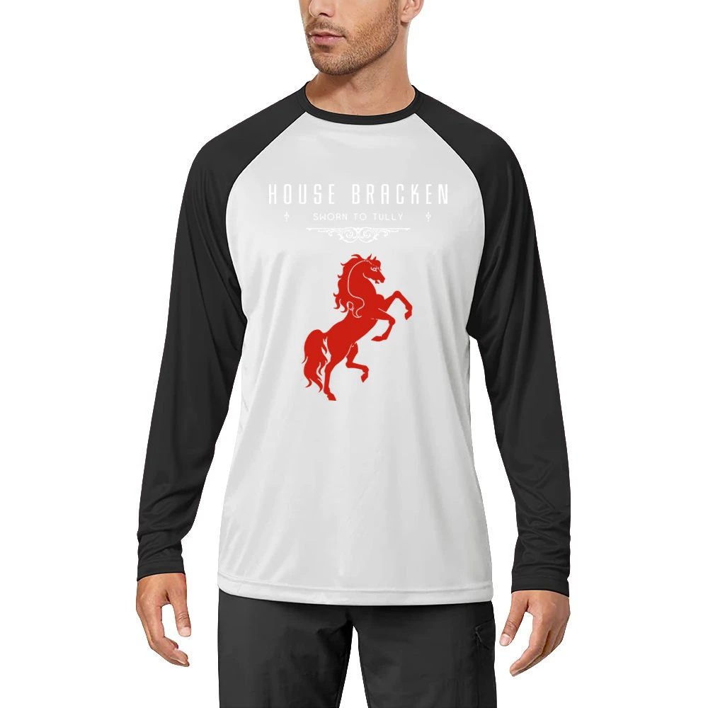A Game Of Thrones House Bracken Men Long Sleeve T-Shirt