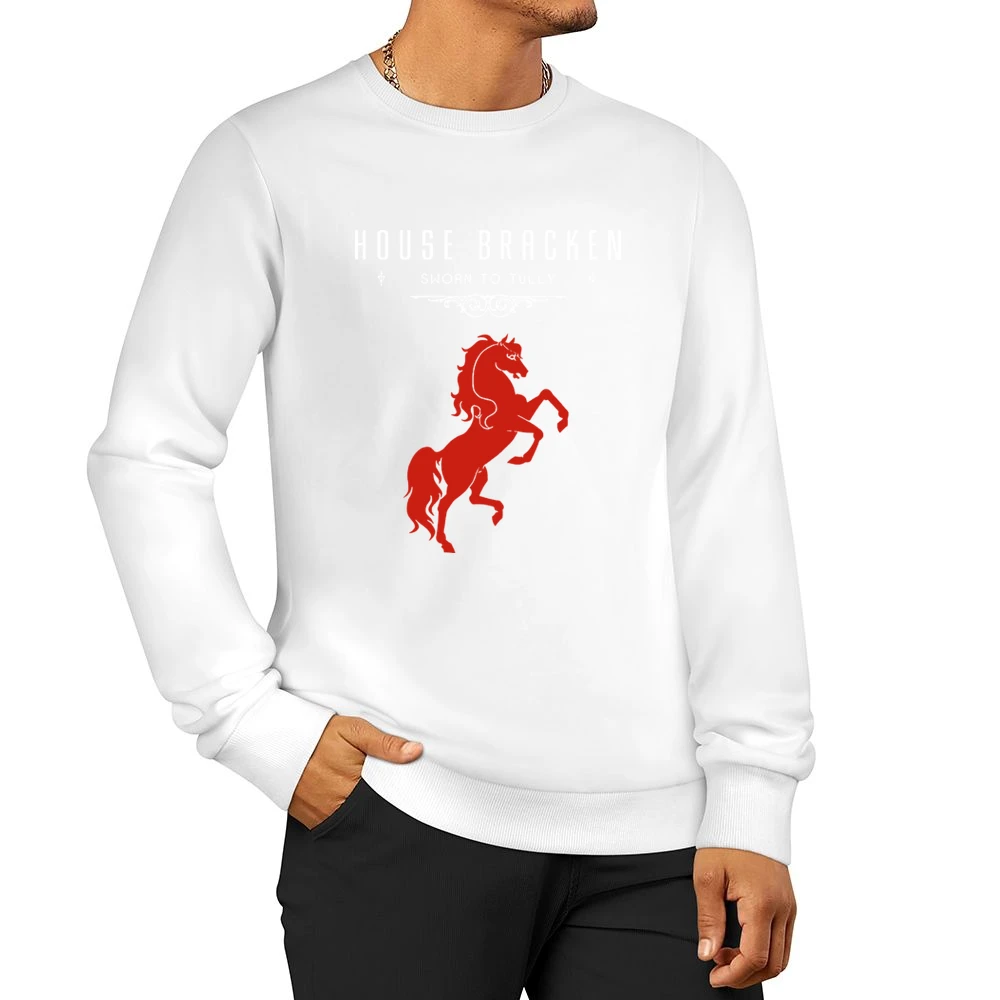A Game Of Thrones House Bracken Men Pullover Sweatshirt