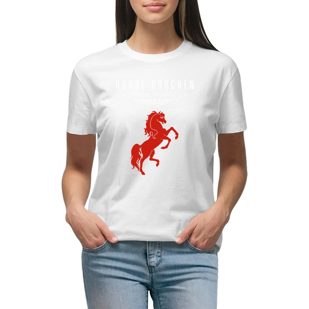 A Game Of Thrones House Bracken Premium Women Ladies T-shirt