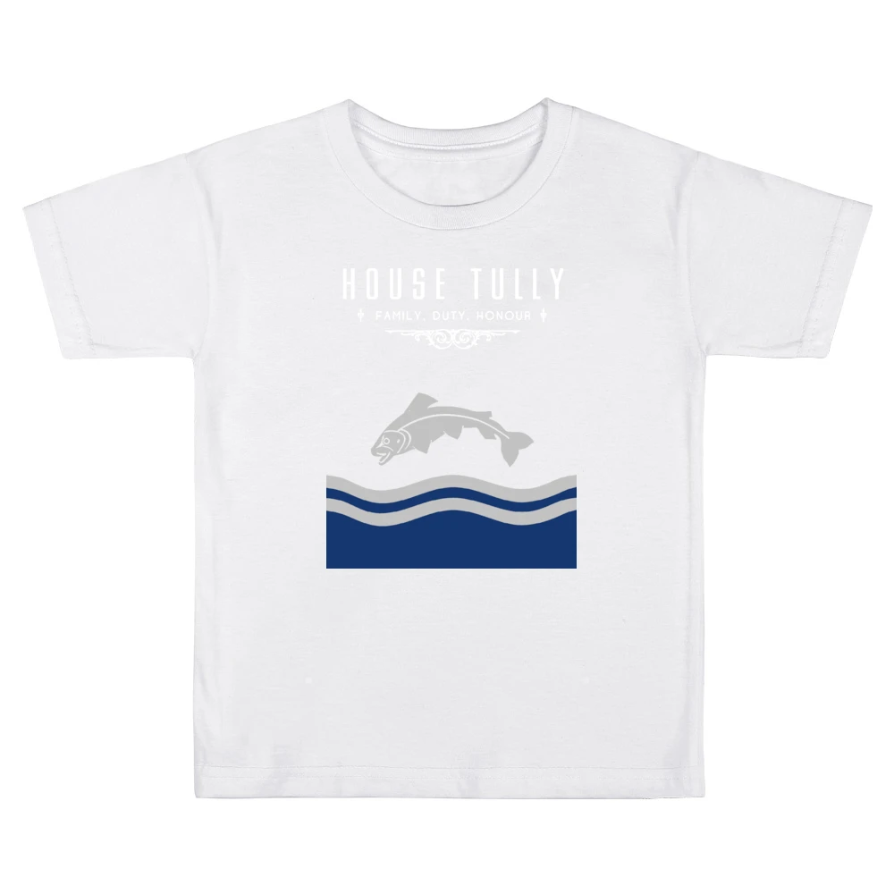 A Game Of Thrones House Tully Kids Boys Girls T-Shirt