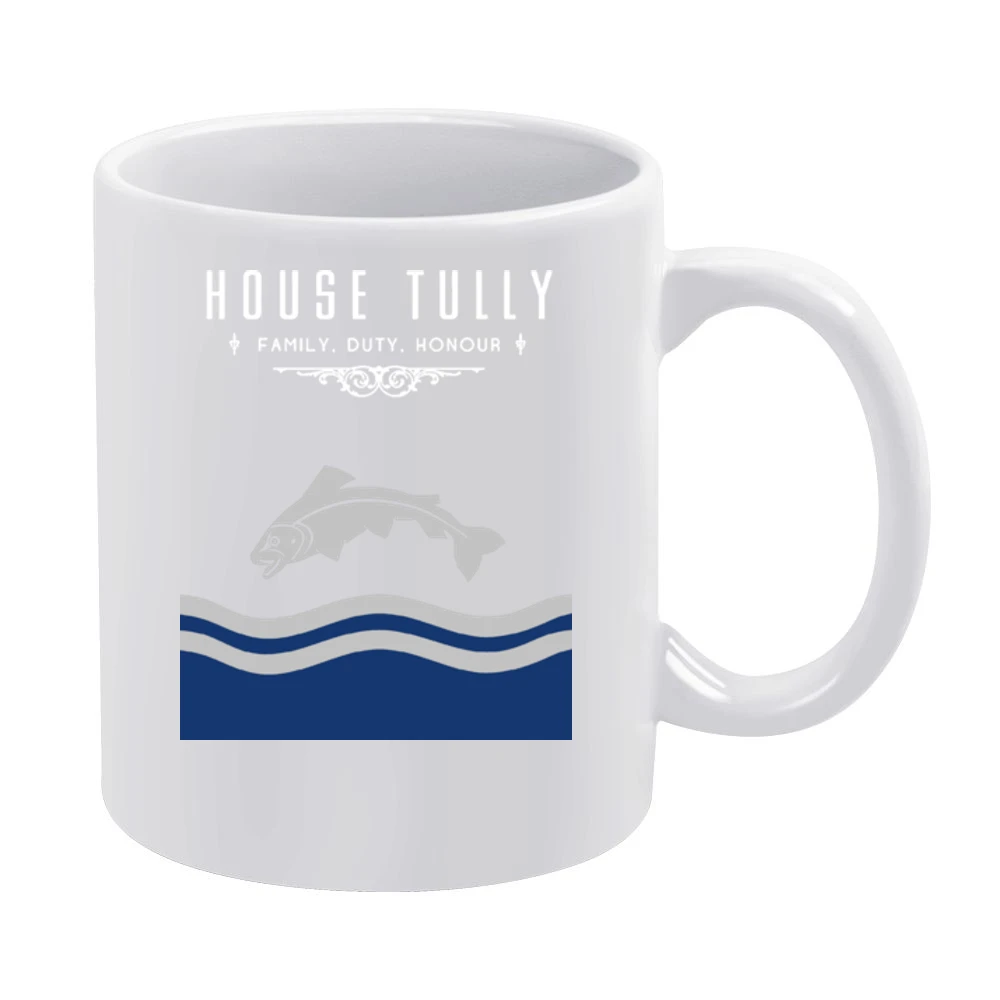 A Game Of Thrones House Tully White Mug