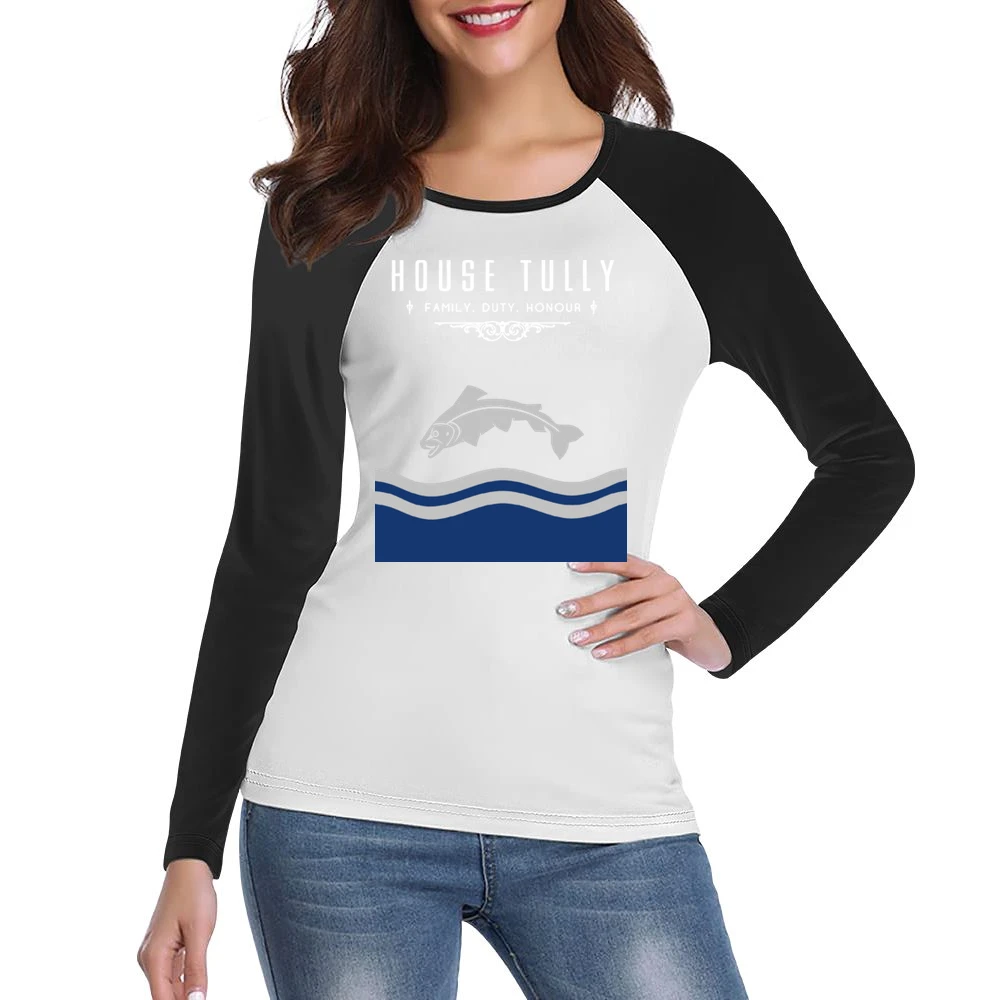 A Game Of Thrones House Tully Women Ladies Long Sleeve T-Shirt