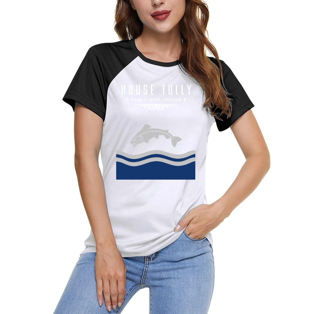 A Game Of Thrones House Tully Women Ladies Short Sleeve T-Shirt