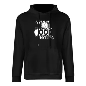 A Piece Of Text That Looks Good but Does not say anything Funny Humor European Size Men Hoodie