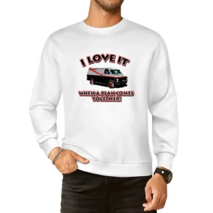 A Team Movie Plan Quote Pullover Sweatshirt
