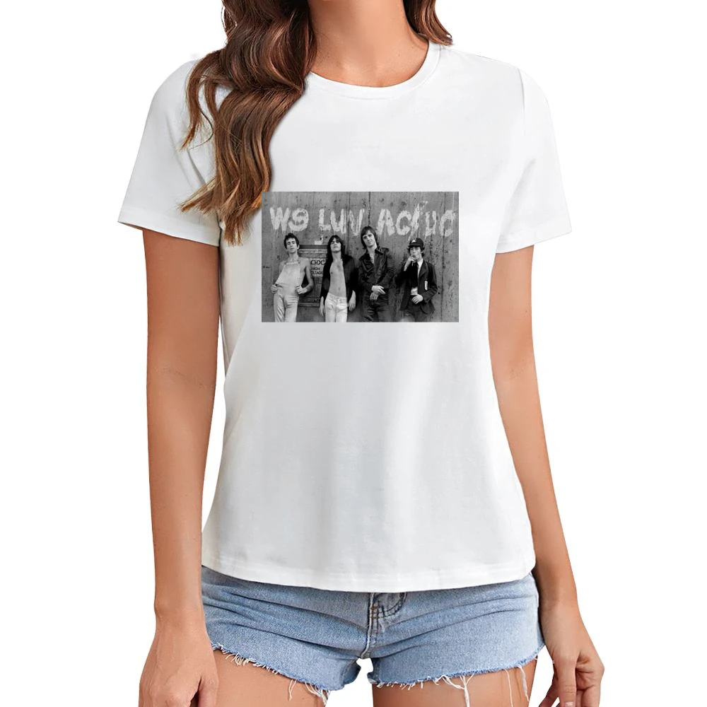 AC DC Group Tshirt (All Colors Available) Asian Size Women Ladies T-shirt