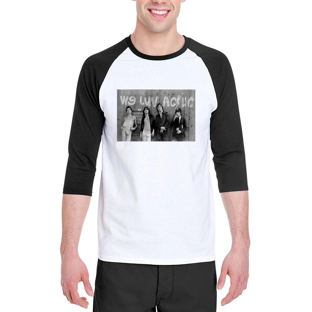 AC DC Group Tshirt (All Colors Available) Men 3/4 Sleeve T-Shirt