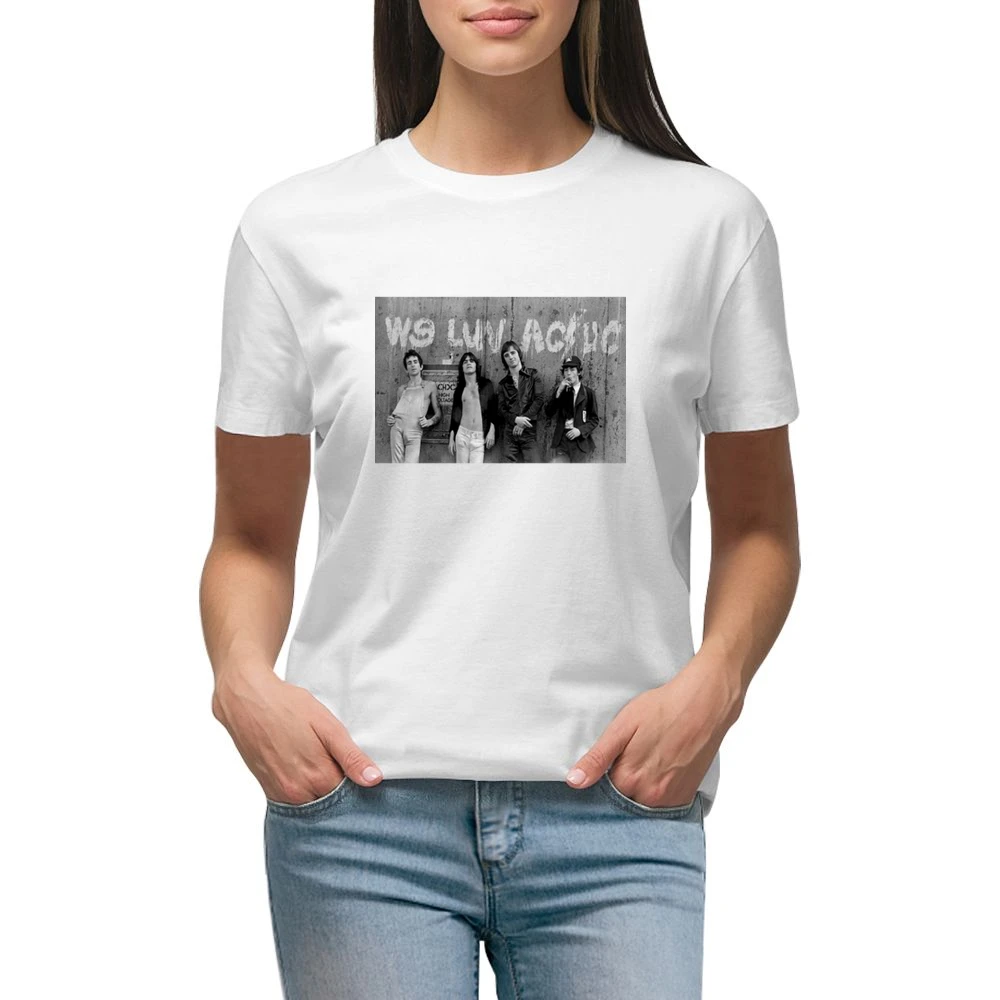 AC DC Group Tshirt (All Colors Available) Premium Women Ladies T-shirt