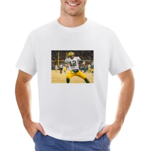 Aaron Rogers Title Packers Tshirt Asian Size Men T-Shirt