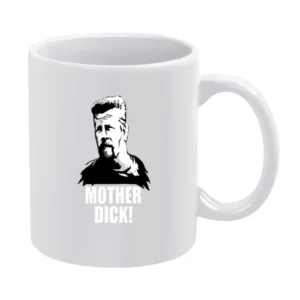 Abraham Mother Dick Tshirt White Mug