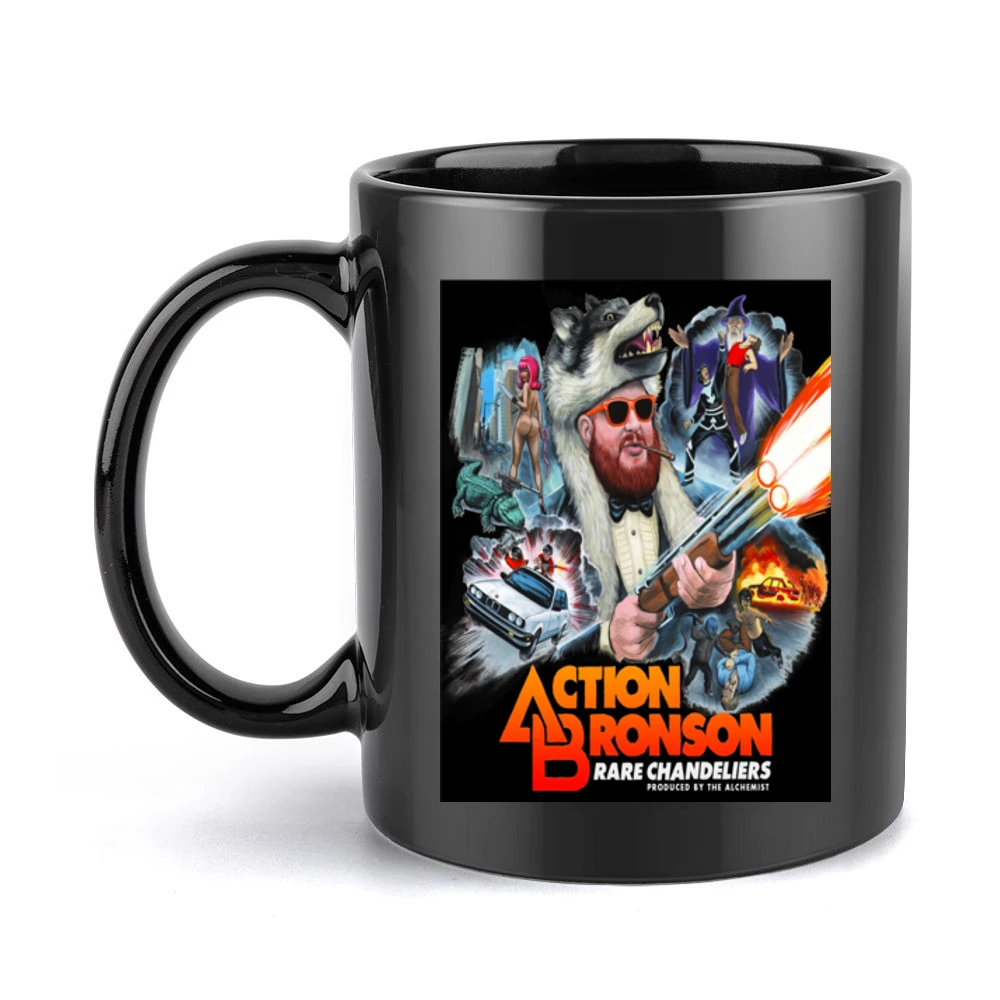 Action Bronson Black Mug