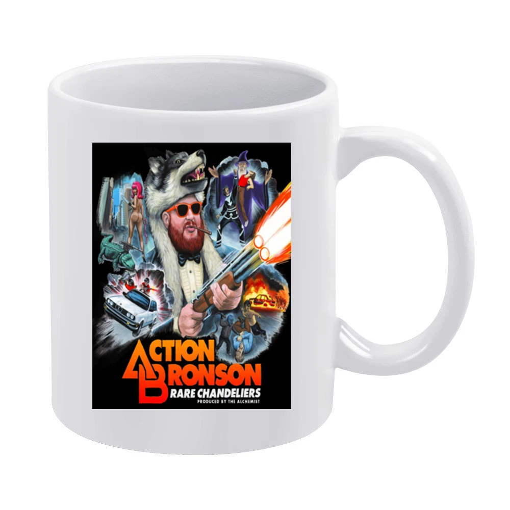 Action Bronson White Mug