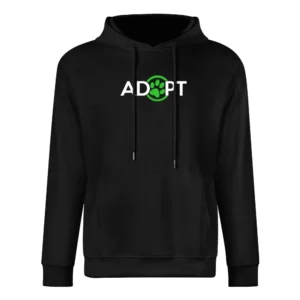 Adopt Fun Dog Cat Lover Kate Upton Rescue European Size Men Hoodie