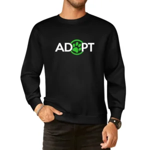 Adopt Fun Dog Cat Lover Kate Upton Rescue European Size Pullover Sweater