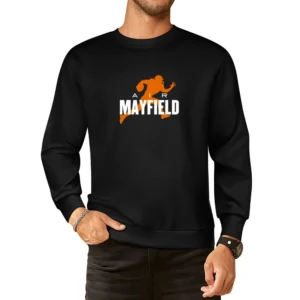 Air Baker Mayfield Cleveland Football Fan Parody European Size Pullover Sweater
