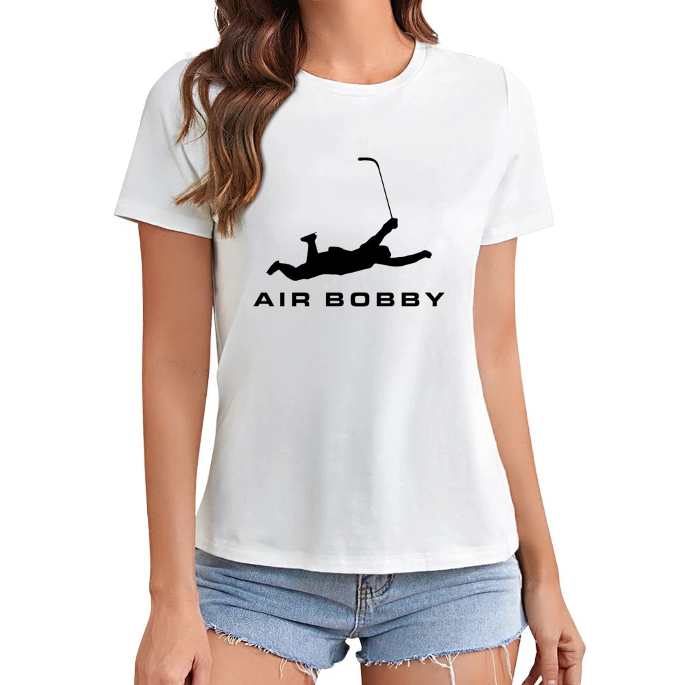 Air Bobby Orr Funny Boston Bruins Hockey Legend Sports Asian Size Women Ladies T-shirt