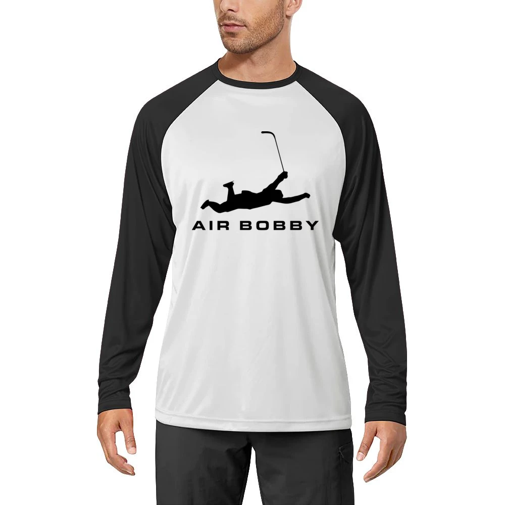 Air Bobby Orr Funny Boston Bruins Hockey Legend Sports Men Long Sleeve T-Shirt