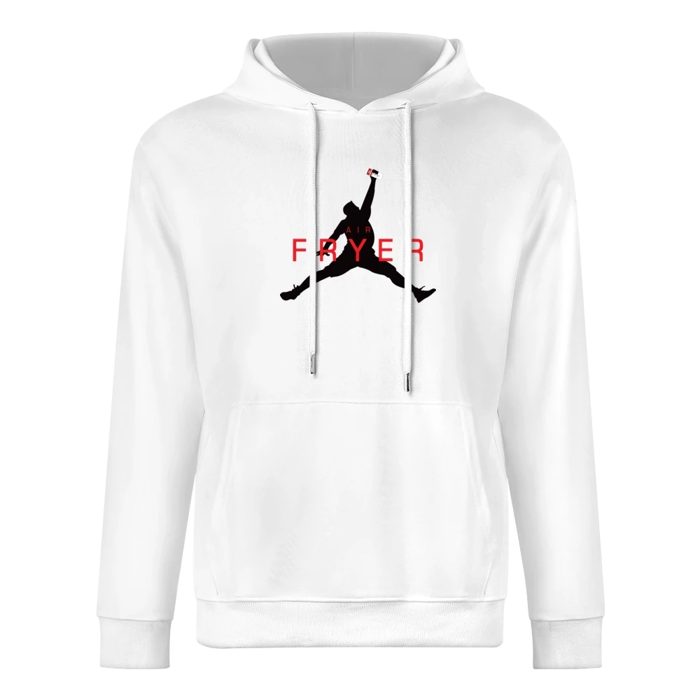 Air Fryer Parody Black Logo European Size Men Hoodie