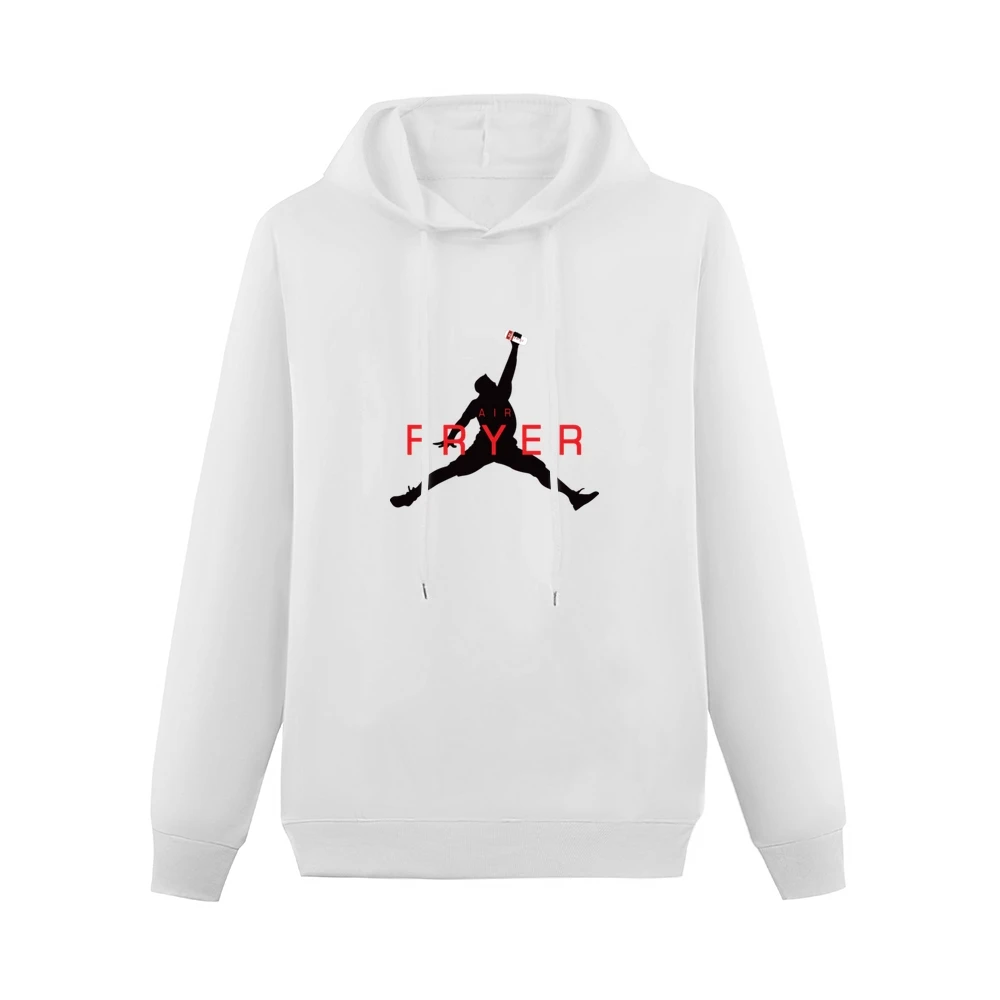 Air Fryer Parody Black Logo Men Hoodie Without Pocket