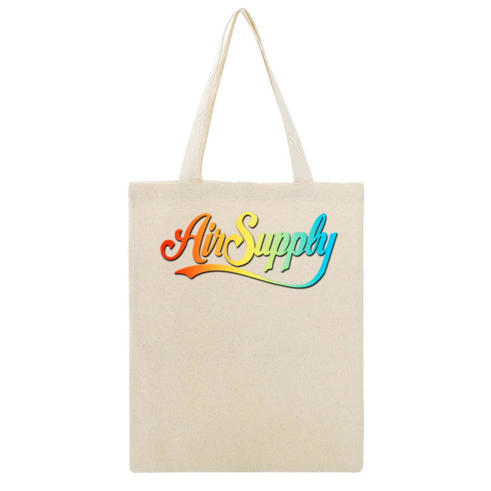 Air Supply 80's Band Beige Canvas Tote Shopping Bag