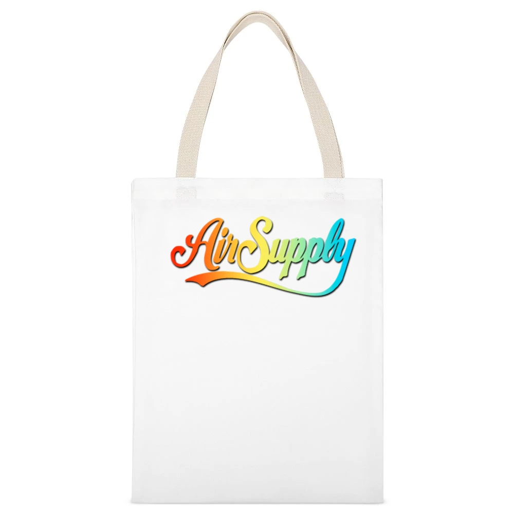 Air Supply 80's Band White Canvas Tote Shopping Bag