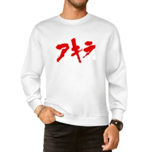 Akira Katsuhiro Otomo cyberpunk manga post-apocalyptic Neo-Tokyo Dark European Size Pullover Sweater