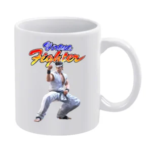 Akira Yuki Virtua Fighter Arcade Fighting Retro Video Game Character F White Mug