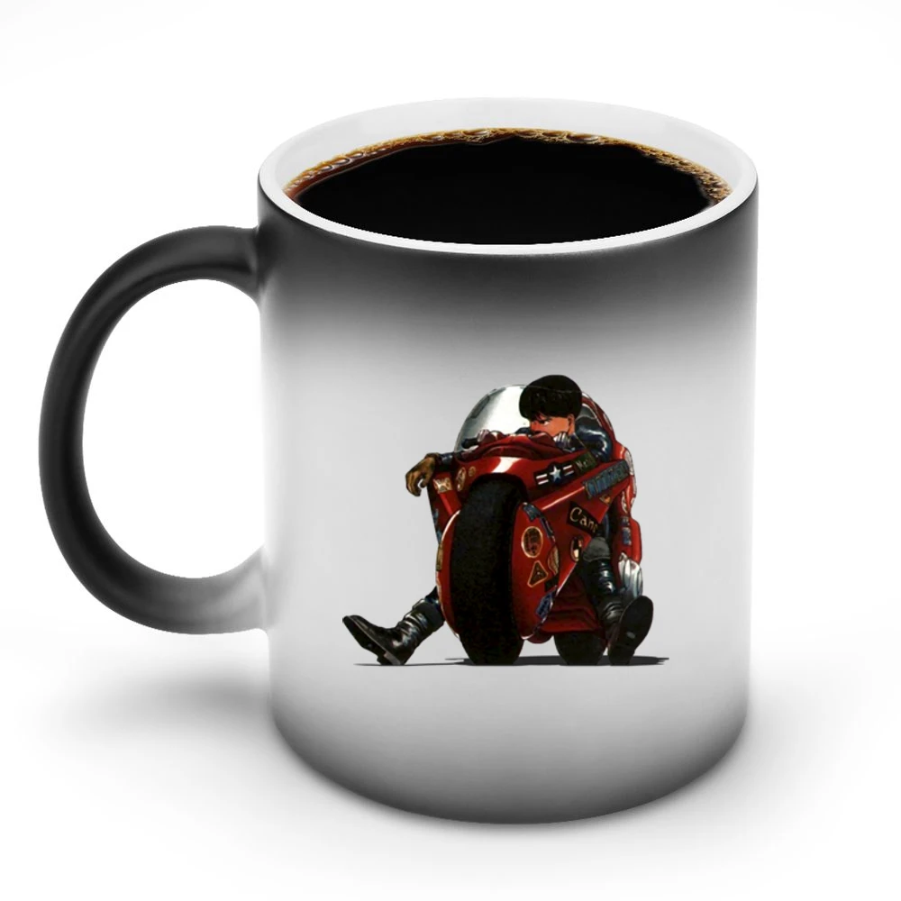 Akira manga anime kaneda riding bike Discoloration Mug