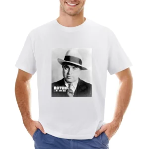 Al Capone Mugshot Tshirt (all styles and colors available) Asian Size Men T-Shirt