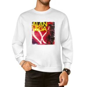 Alan Vega Alan Vega Album Cover Distressed Image European Size Pullover Sweater
