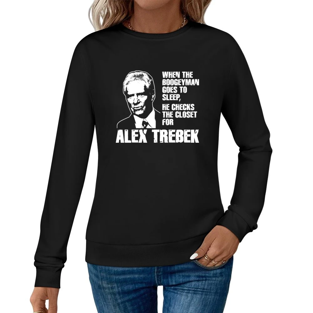 Alex Trebek Boogeyman Women Pullover Sweatshirt