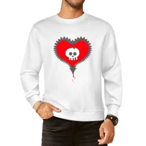 Alkaline Trio Rock Band heart European Size Pullover Sweater