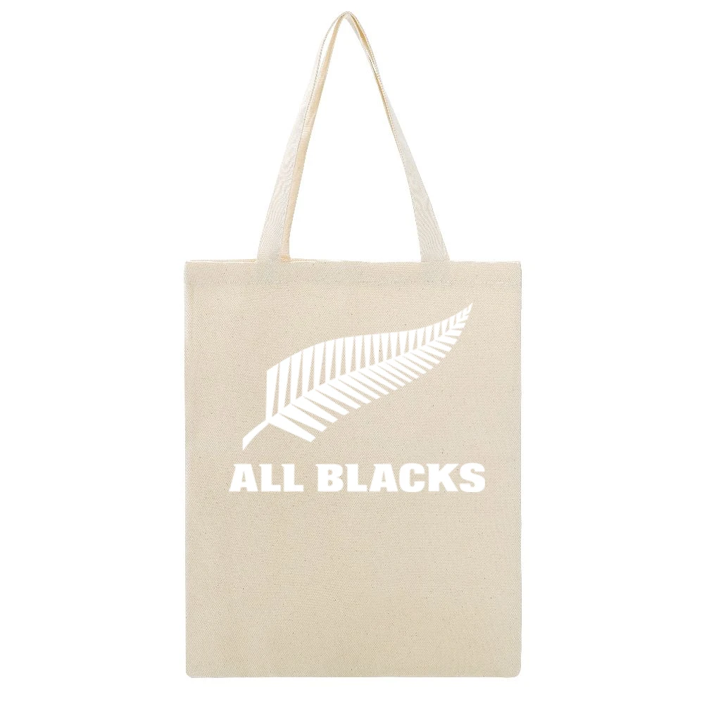 All Blacks Rugby Beige Canvas Tote Shopping Bag