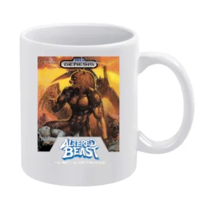 Altered Beast Sega Genesis Old School Retro Video Game Fan Distressed White Mug