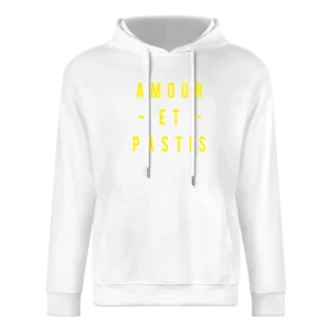 Amour Et Pastis Fun Love French Graphic Tee Shirt European Size Men Hoodie