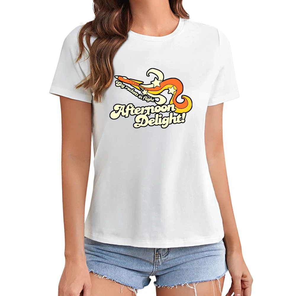 Anchorman Afternoon Delight Asian Size Women Ladies T-shirt