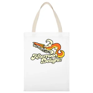 Anchorman Afternoon Delight White Canvas Tote Shopping Bag