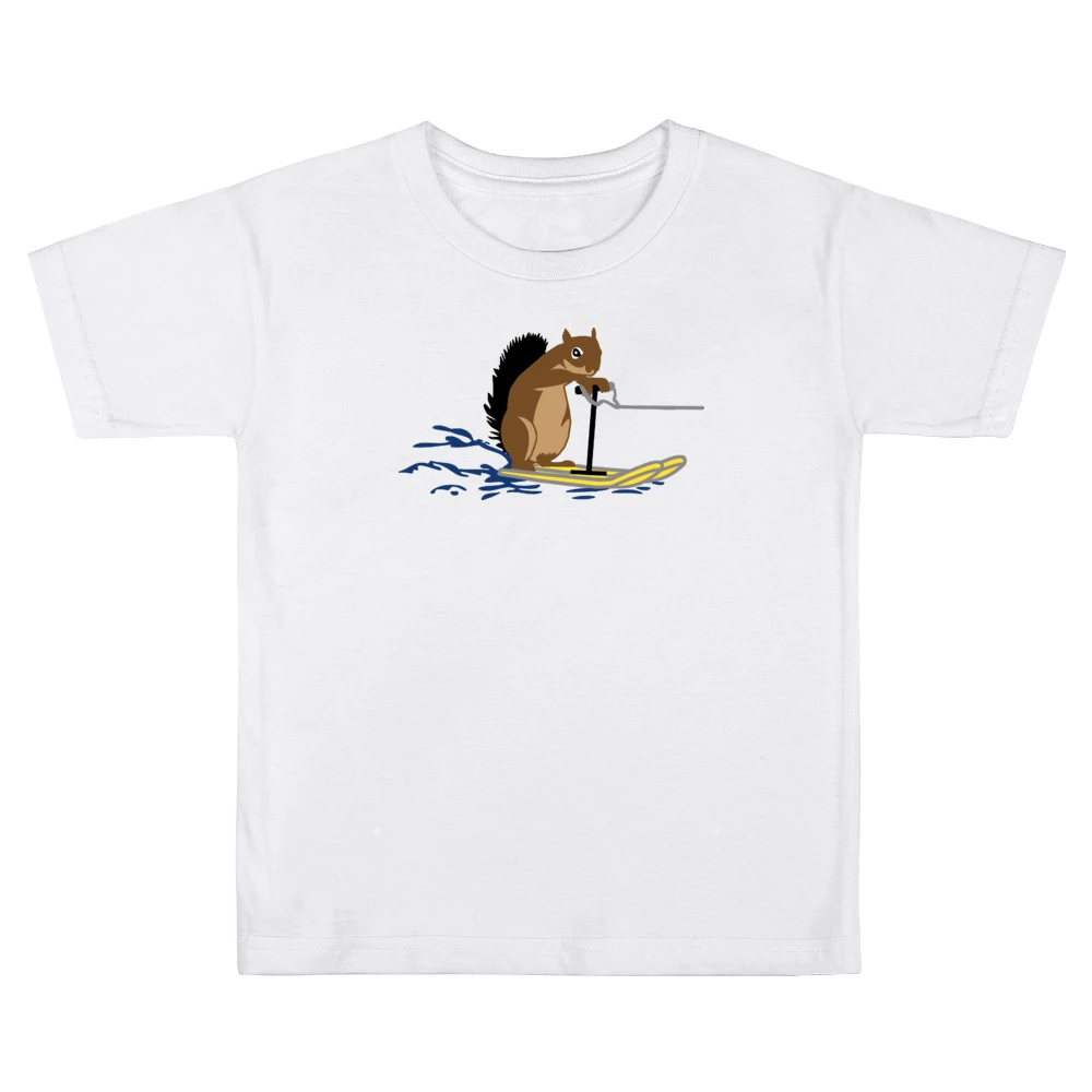 Anchorman Squirrel Waterski Kids Boys Girls T-Shirt