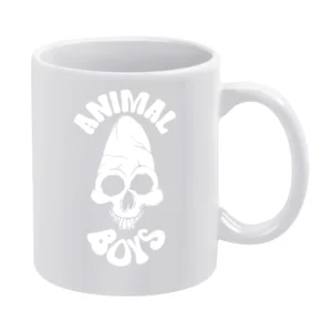 Animal Boys Skull White Mug