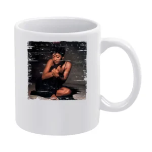 Anita Baker Rapture Album Cover Distressed Image White Mug