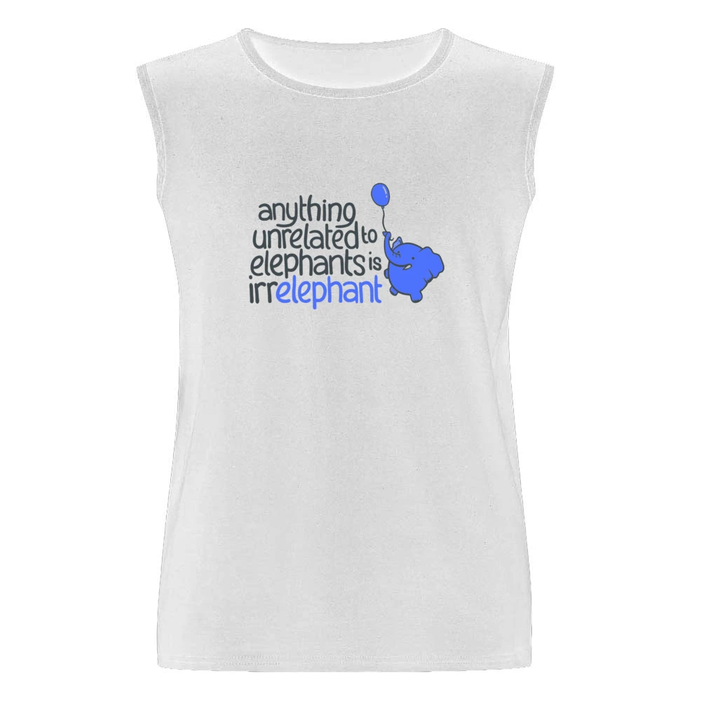 Anything unrelated to elephant Men Sleeveless T-Shirt