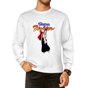 Aoi Umenokoji Virtua Fighter Arcade Fighting Retro Video Game Characte European Size Pullover Sweater
