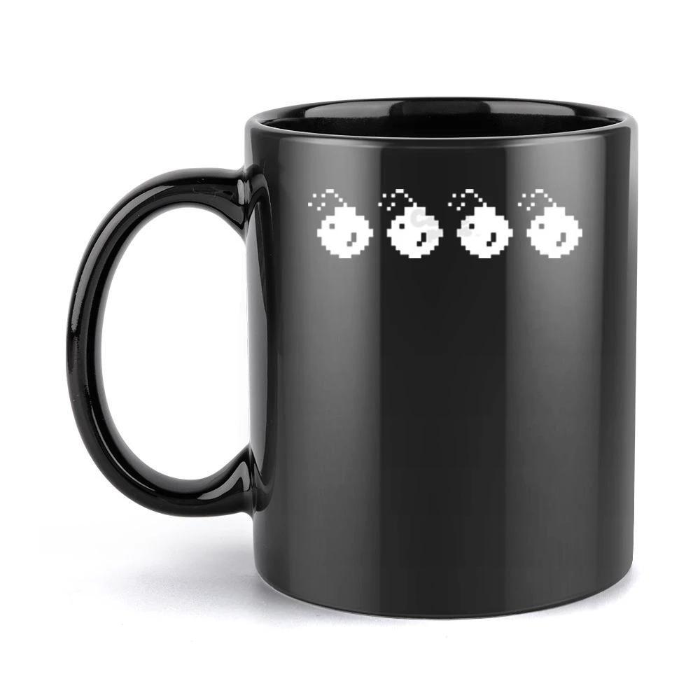 Apple 2 Computer Video Game Retro 80s Black Mug